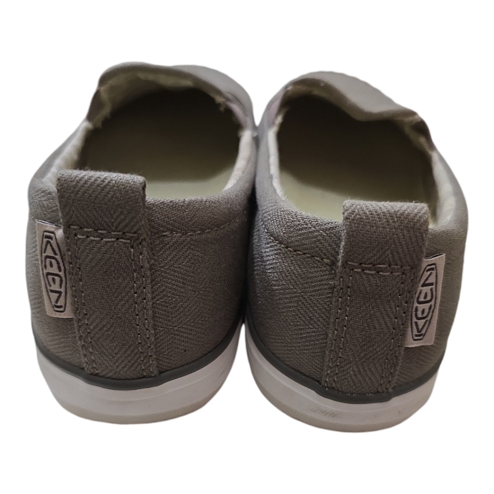 Keen Elsa Canvas Slip-On Shoes 9.5 Beige Tan Outdoor Comfort Cushion - Picture 5 of 7